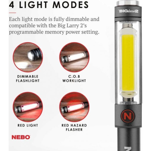 LED ΦΑΚΟΣ BIG LARRY™ 2- NEB-6737-G NEBO